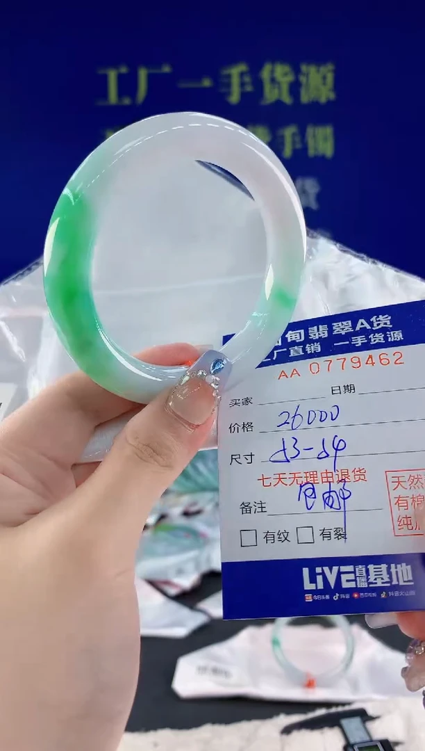 未镶嵌手镯翡翠02天然翡翠A货