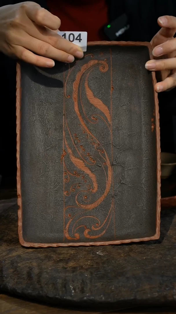 全手工潮州原矿砂铫壶战国红干泡台104