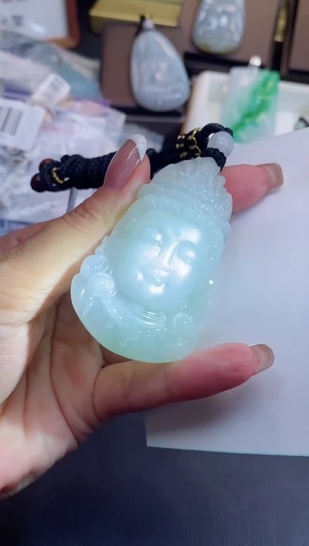 翡翠未镶嵌颈饰缅甸天然翡翠