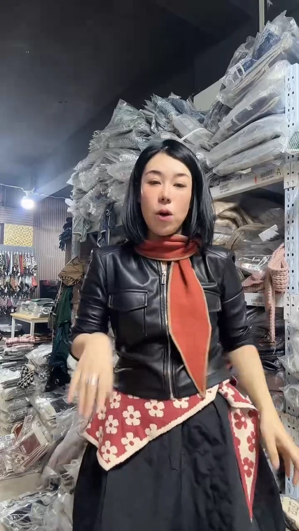 欧根纱芳姐围巾福利035