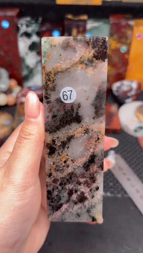 玉桂林鸡血创意摆件装饰 编号：67