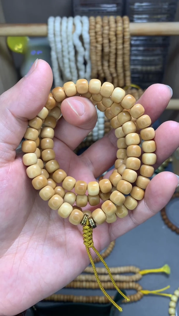 【闪购商品】白玉菩提吊坠白玉菩提老料87老型108脖挂