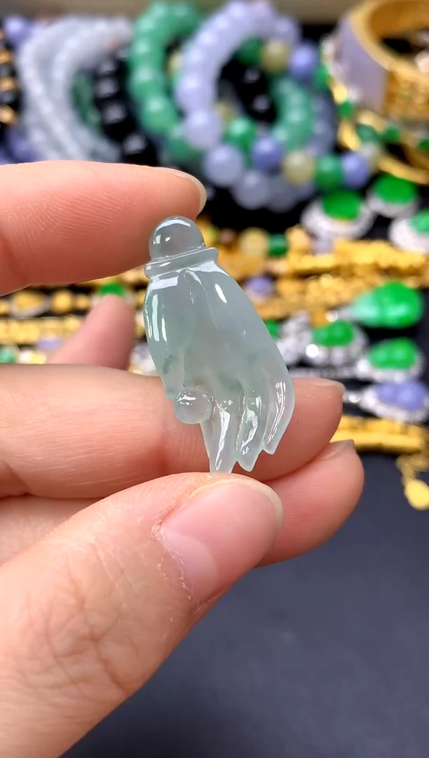 颈饰未镶嵌翡翠46-中国好珍宝