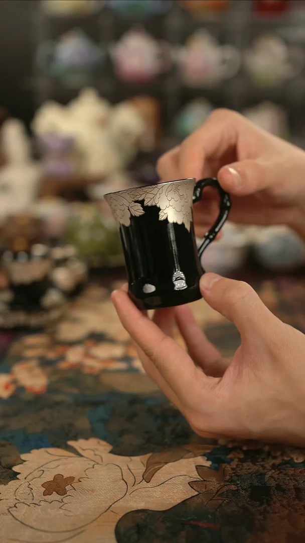 摩吉陶陶闪拍链接 颜荣聪茶咖杯