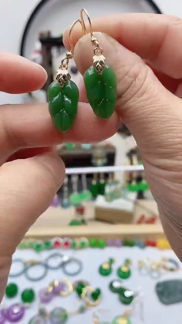 未镶嵌和田玉耳饰662