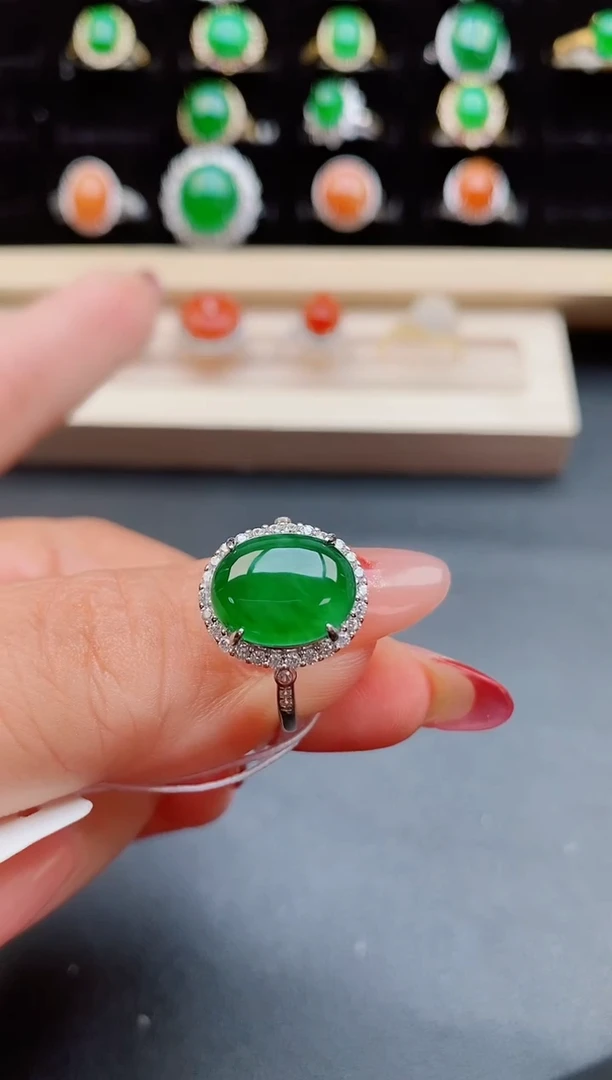 【闪购商品】翡翠戒指银S925镶嵌321321321