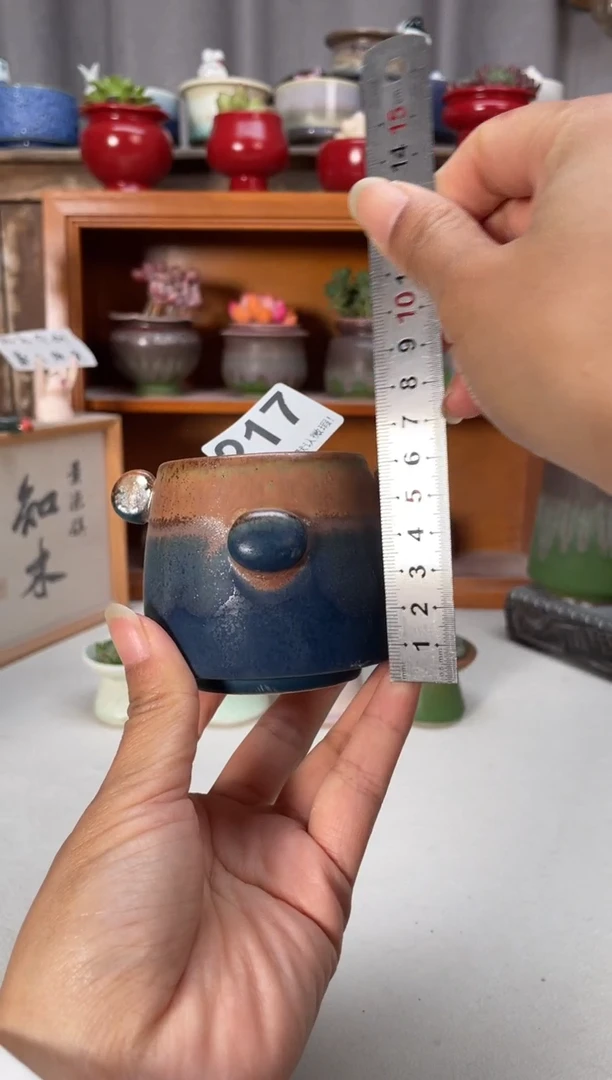 瓷片217知木小芳花盆