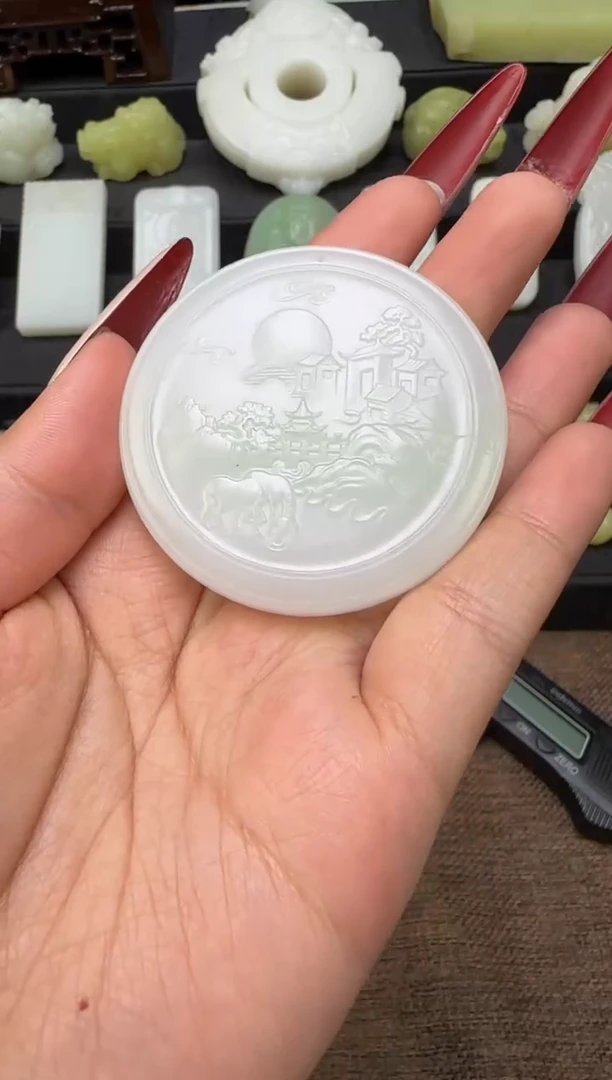 吊坠(不含链)未镶嵌和田玉吊坠