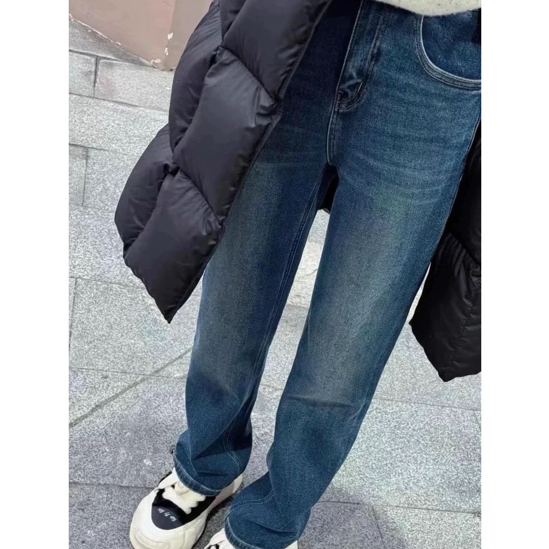 直直筷子腿木棉纤维窄版直筒裤(NO退NO换)