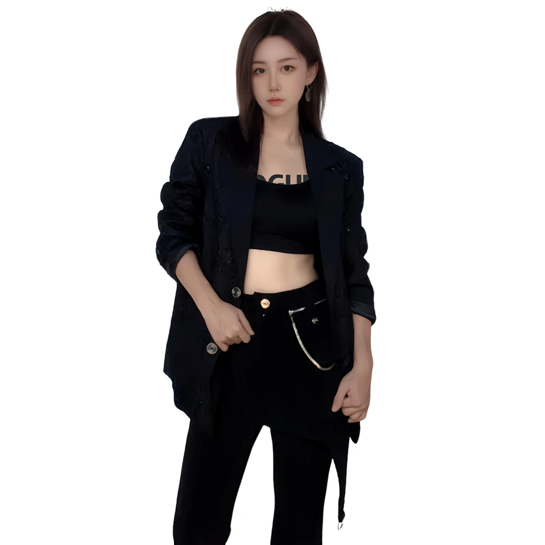 【321-330】孤品-高端雅痞风女装秋冬品牌折扣设计师极简风气质西装