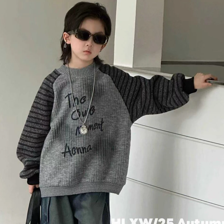 男女童2025秋冬新款中大童加厚韩版加厚保暖卫衣