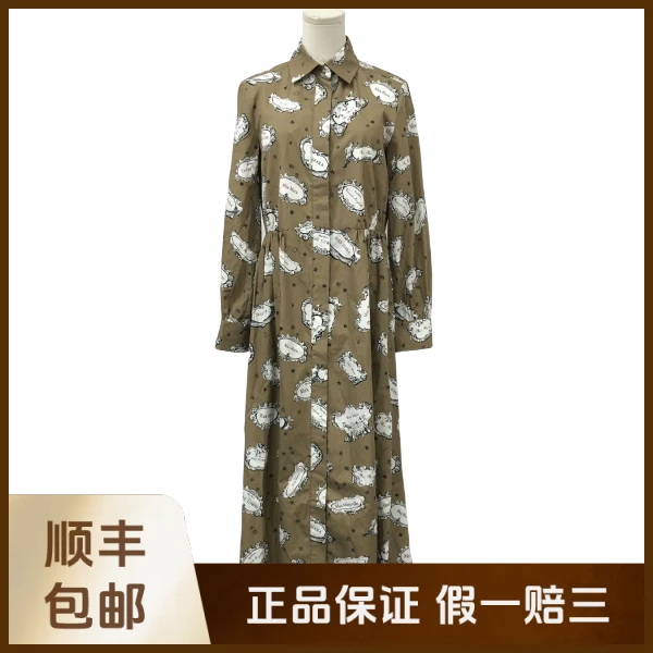 妃鱼/麦丝玛拉/棉/连衣裙/95新/沐九30