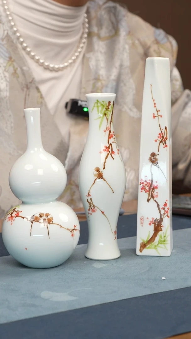 杯子瓷刘遂生 喜上眉梢套装