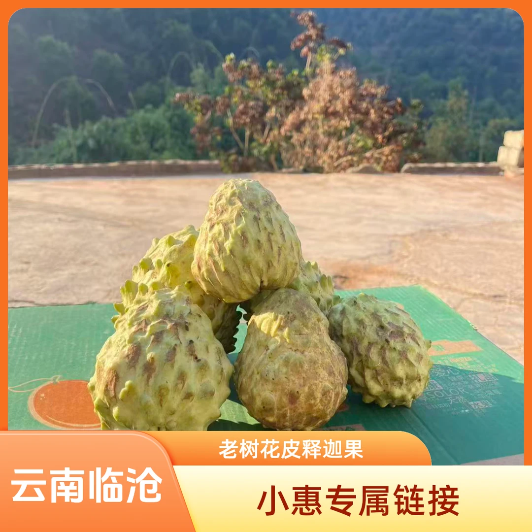 云南十年老树新鲜凤梨释迦果当季应季热带水果香甜可口