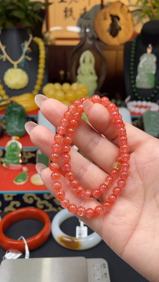 手串未镶嵌南红玛瑙手串
