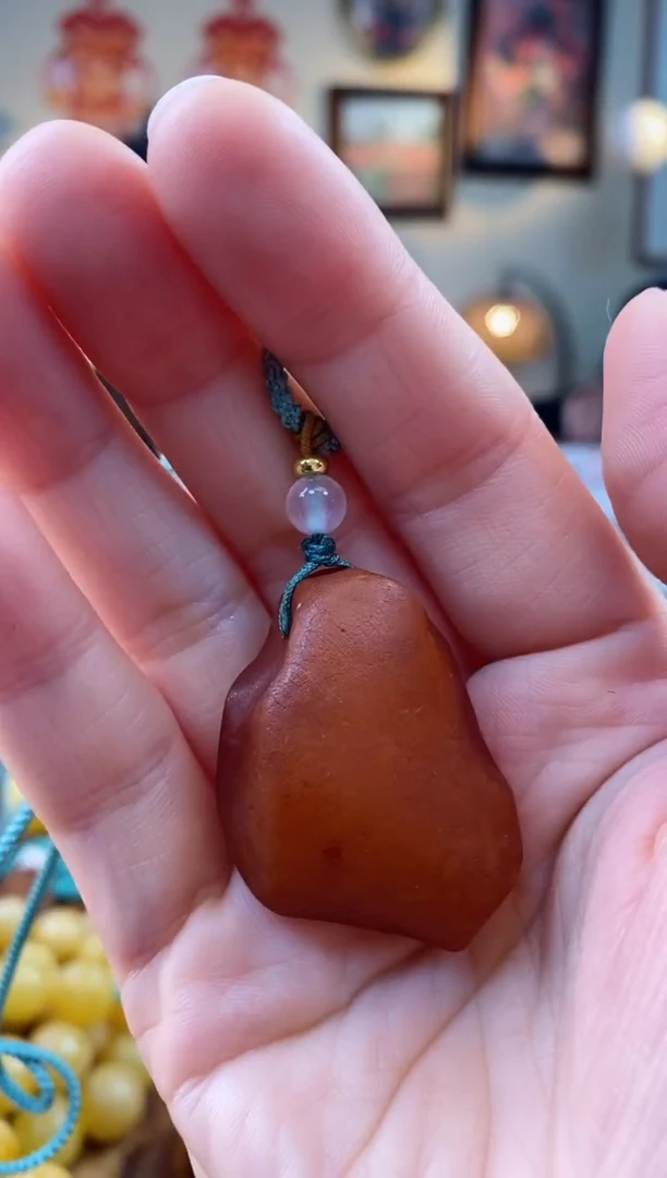 【闪购商品】琥珀颈饰未镶嵌吊坠