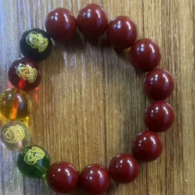 非金属树脂手链 YC五路财神手串