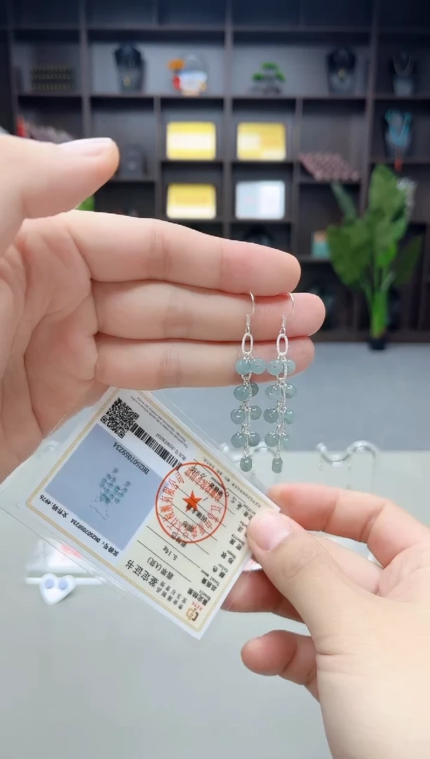 未镶嵌翡翠耳饰911000