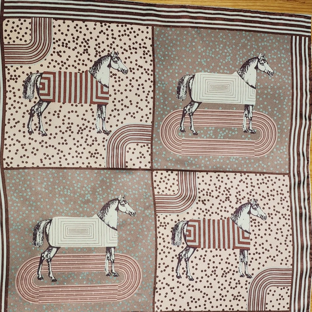 【帝妃丝绸】新款70桑蚕丝真丝提花斜纹绸丝巾