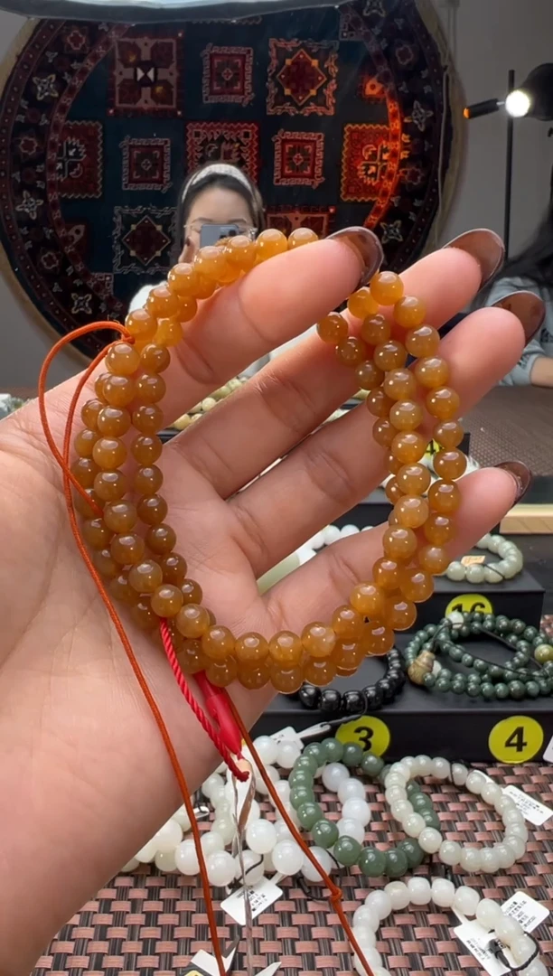 颈饰未镶嵌和田玉金山糖长链卡6