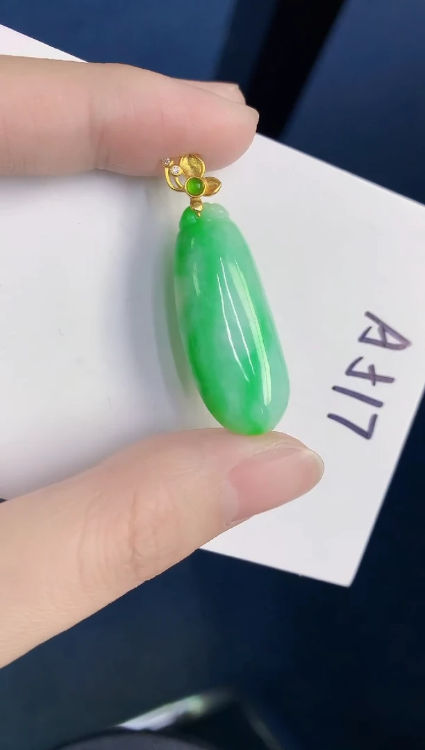 颈饰未镶嵌翡翠天然翡翠缅甸A货