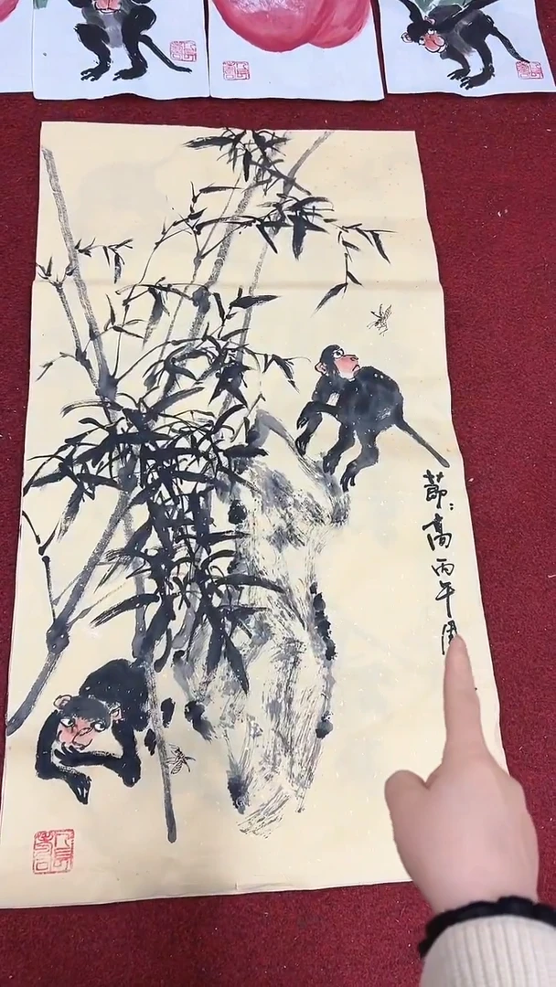 国画周大拙/国画/花鸟