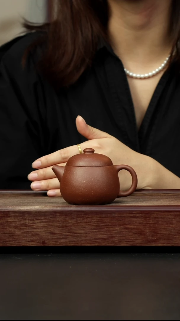 紫砂茶壶红降坡 文旦