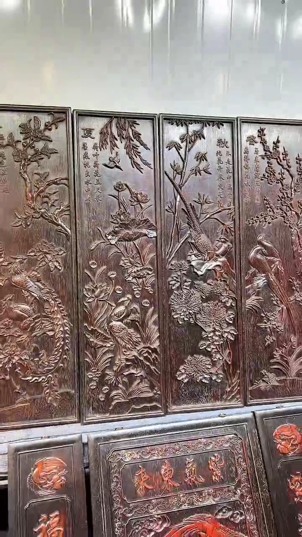 木紫檀雕刻一物一拍