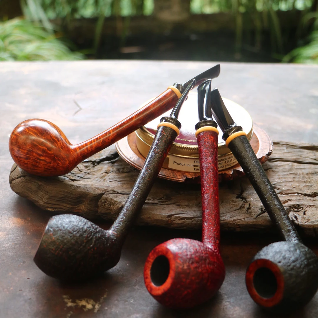 雅痞定制系列 超大长腿橡果经典款时尚烟斗石楠木烟斗