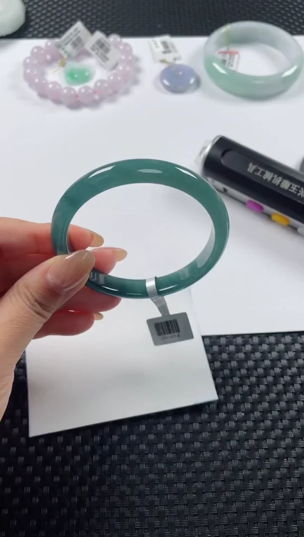 未镶嵌手镯翡翠基地发货H1526 56+