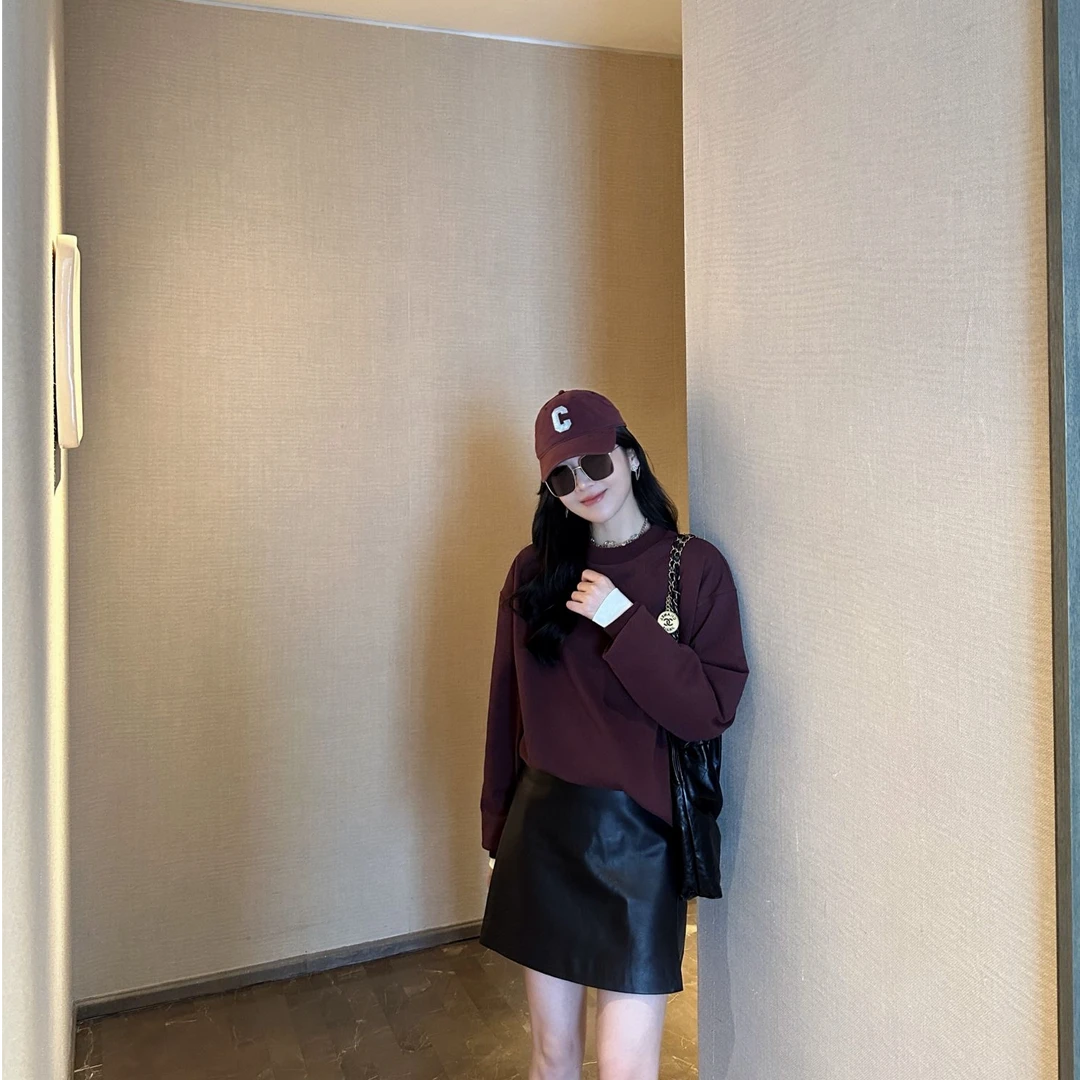 syna复古松弛感净版长T