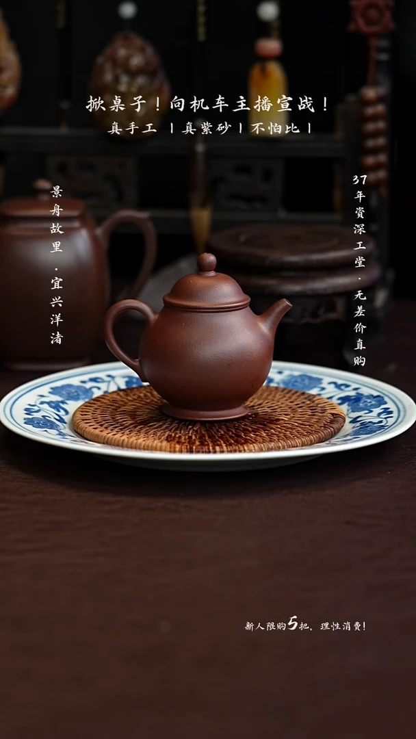 茶壶紫砂原矿手工底槽清高潘100C