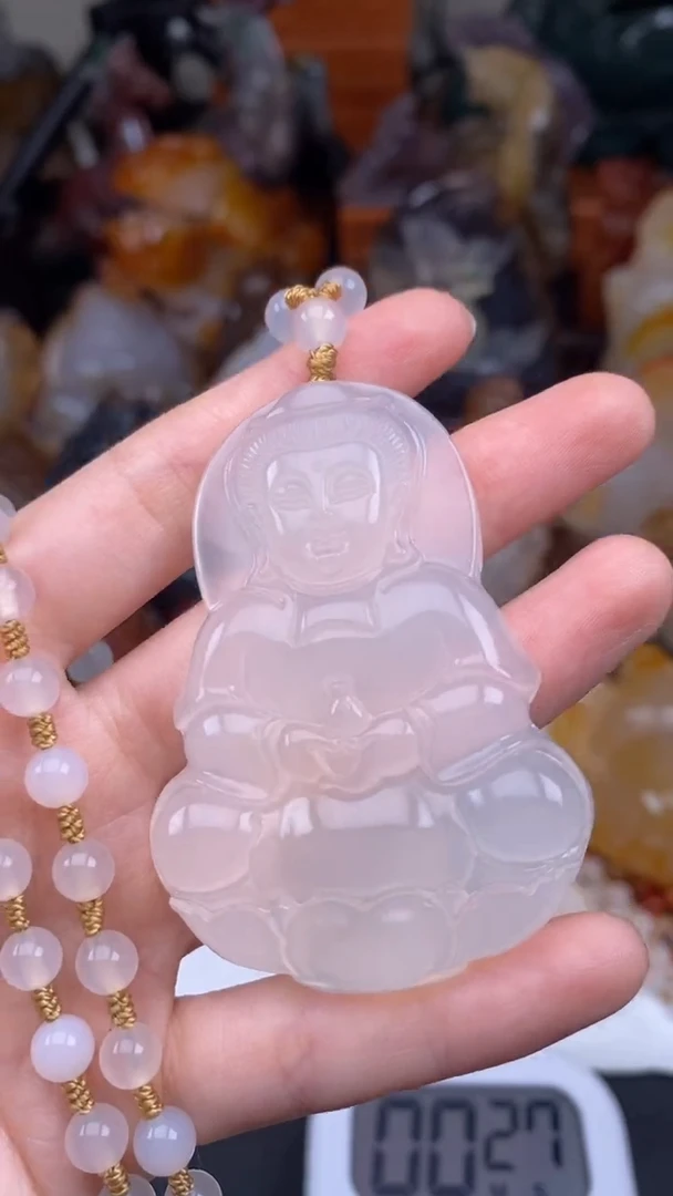 玛瑙/玉髓颈饰未镶嵌狼*AA