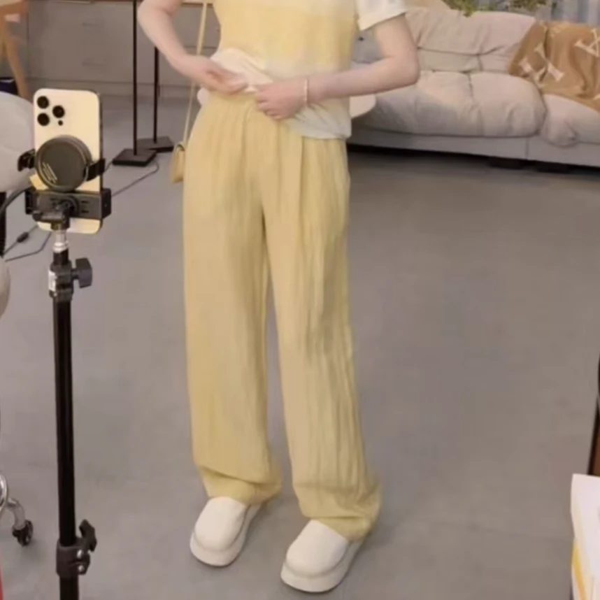 『色彩斑斓Y』设计显瘦百搭时尚休闲裤7726