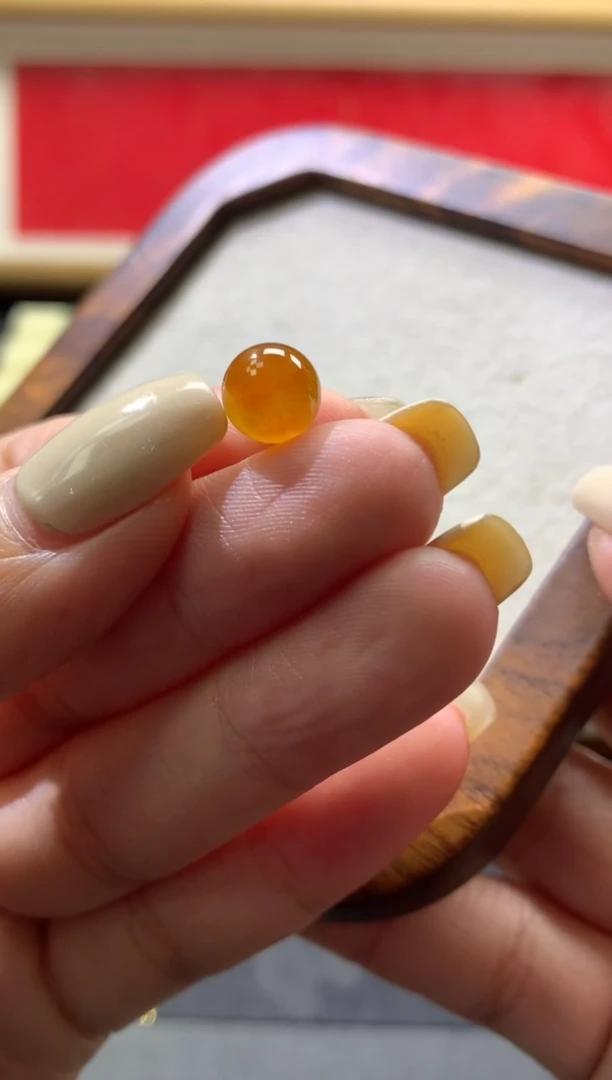 未镶嵌定制翡翠卡7.7mm