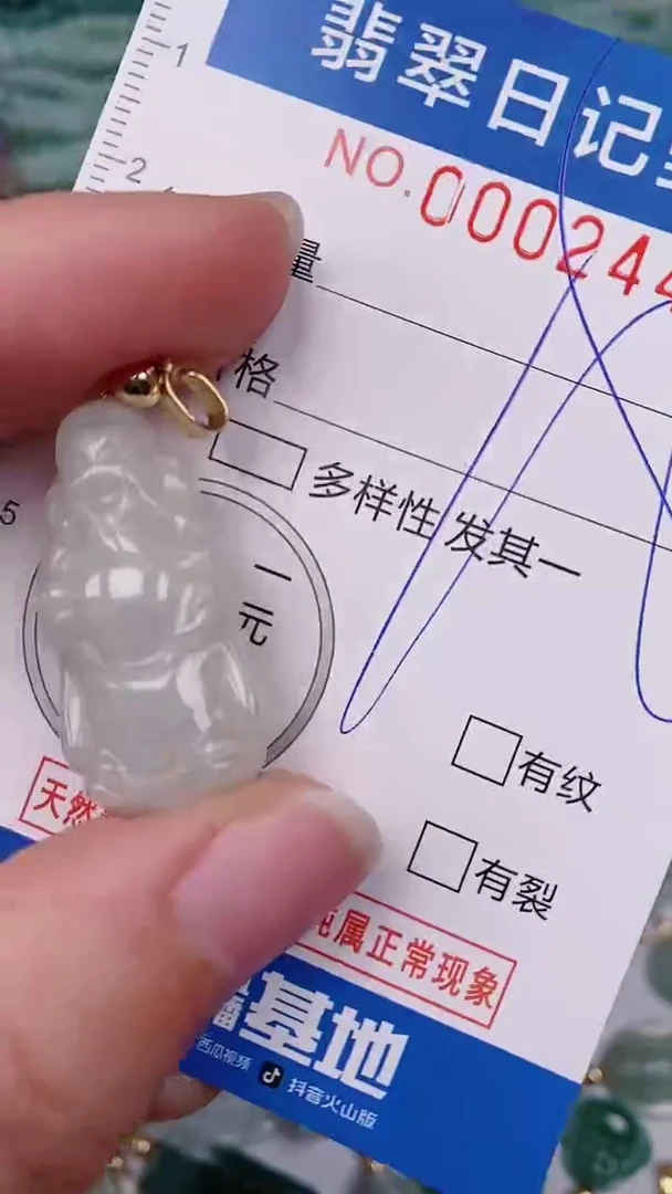 【闪购商品】翡翠颈饰未镶嵌00002440