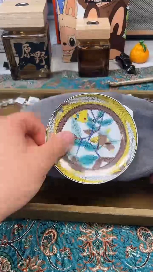 瓷片陶茶文玩666周边多人