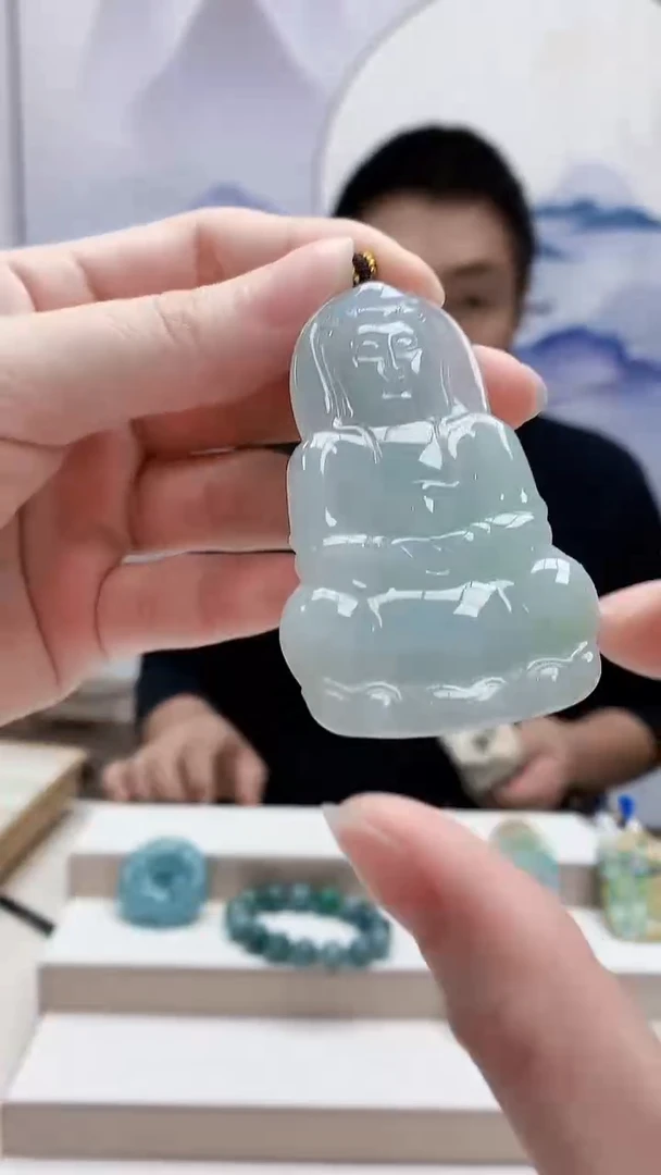 未镶嵌定制翡翠4831ry-毛货挂件12