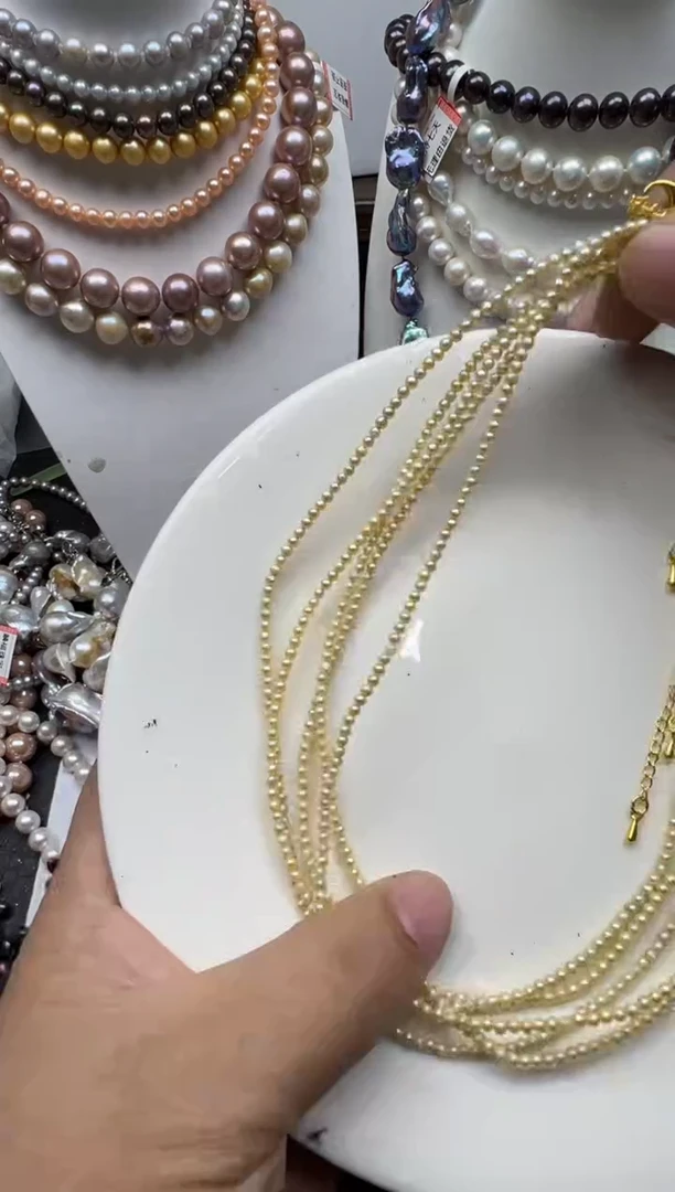 【闪购商品】淡水珍珠颈饰未镶嵌1