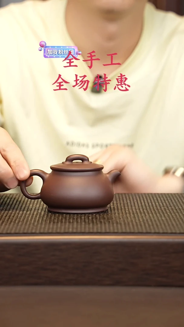 茶壶紫砂源头精品手工作品6099