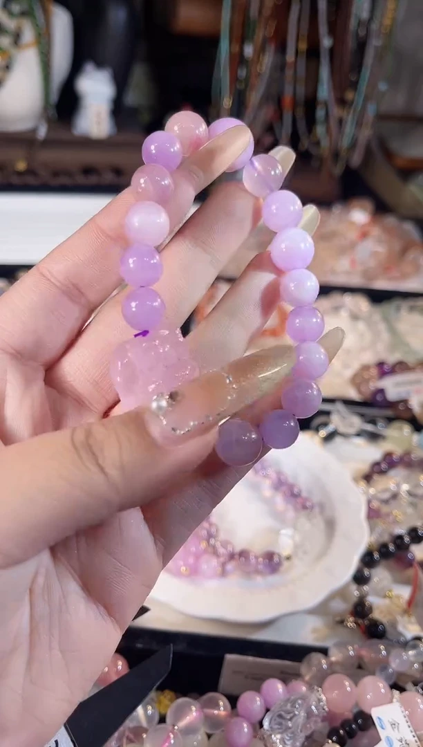 【闪购商品】锂辉石手串未镶嵌多样性发货其一