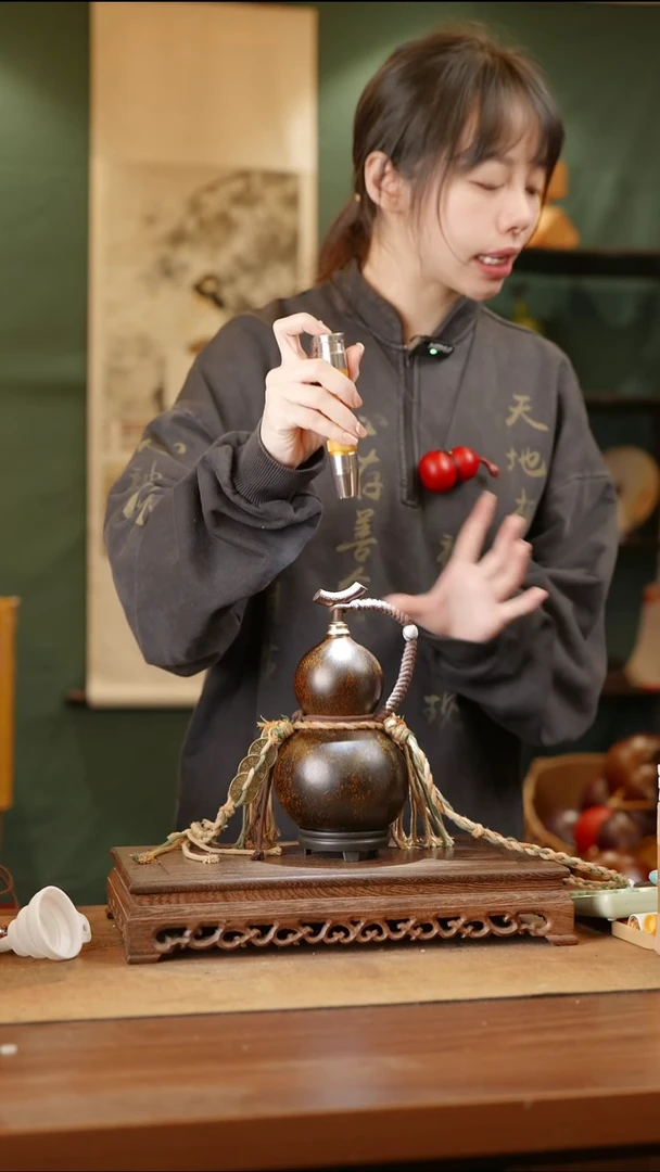 105号精品天然大漆酒葫芦一物一拍~