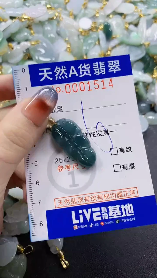 颈饰未镶嵌翡翠天然A货翡翠