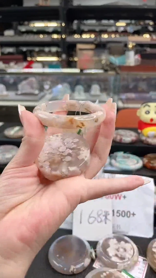 未镶嵌手镯石英质玉53圈口（赠品镯心）1749318