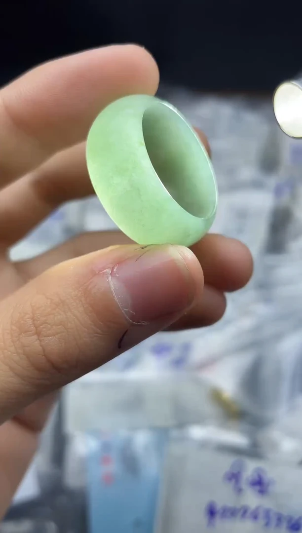 未镶嵌戒指翡翠天然翡翠a货戒圈 21