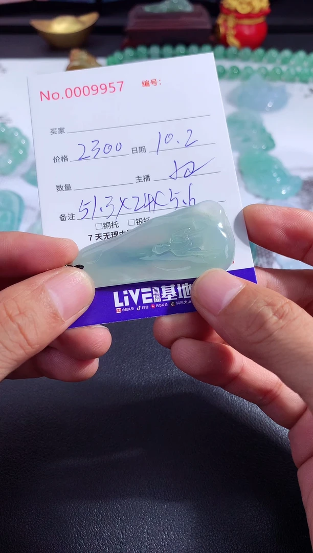 颈饰未镶嵌翡翠无相观音