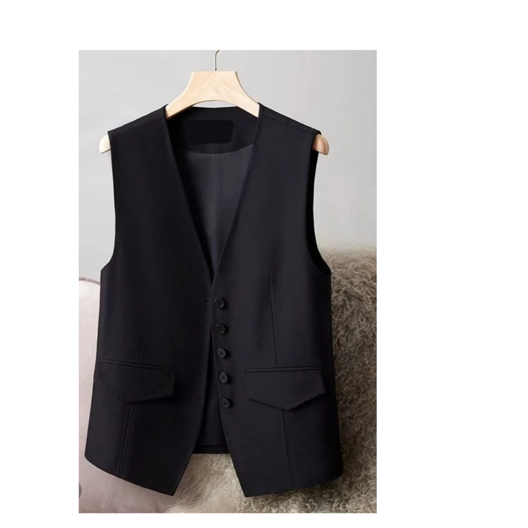 【西装马甲】春季新款韩版洋气潮流坎肩马夹西服外套 A8703