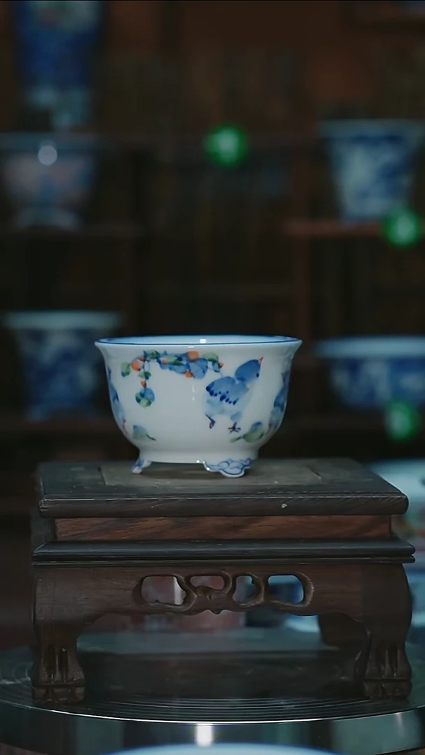 【闪购商品】其他手绘陶瓷内口6.8高5.21深