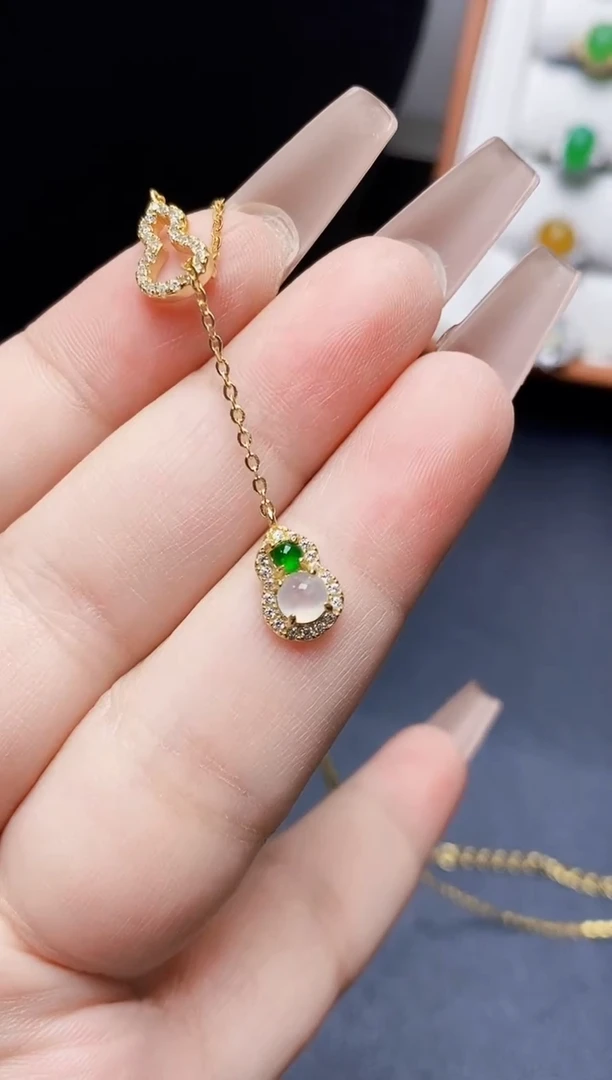 银S925镶嵌戒指翡翠1086