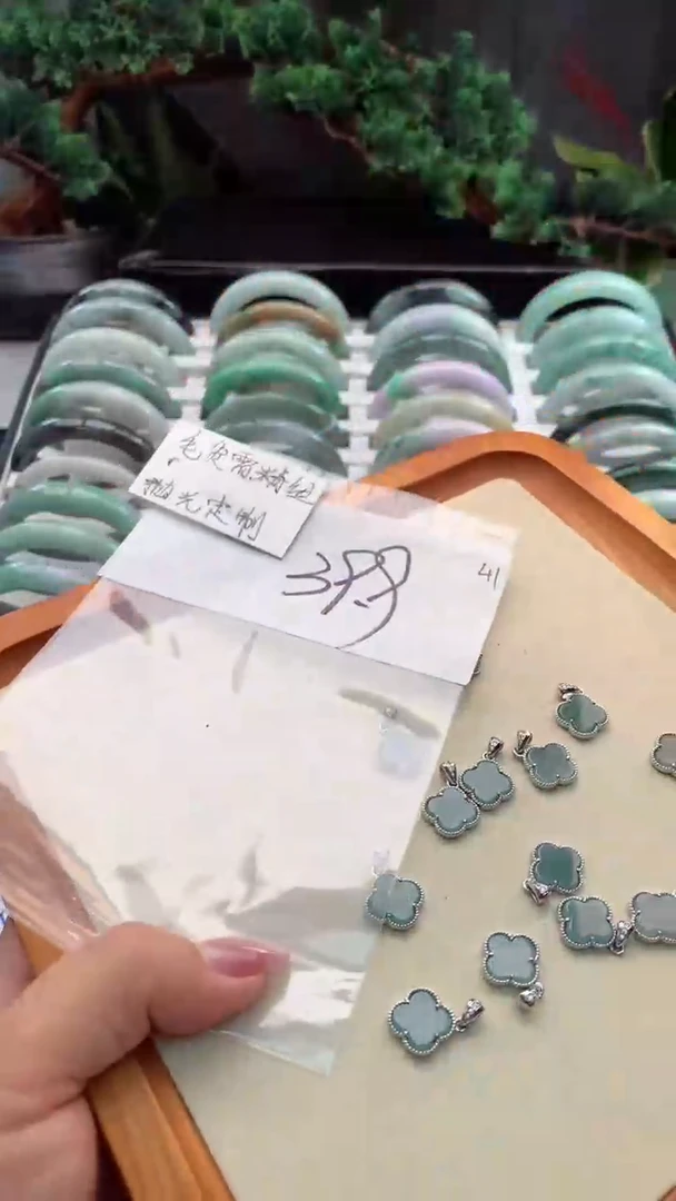 定制翡翠未镶嵌毛货需精细抛光+多样性拍1发1